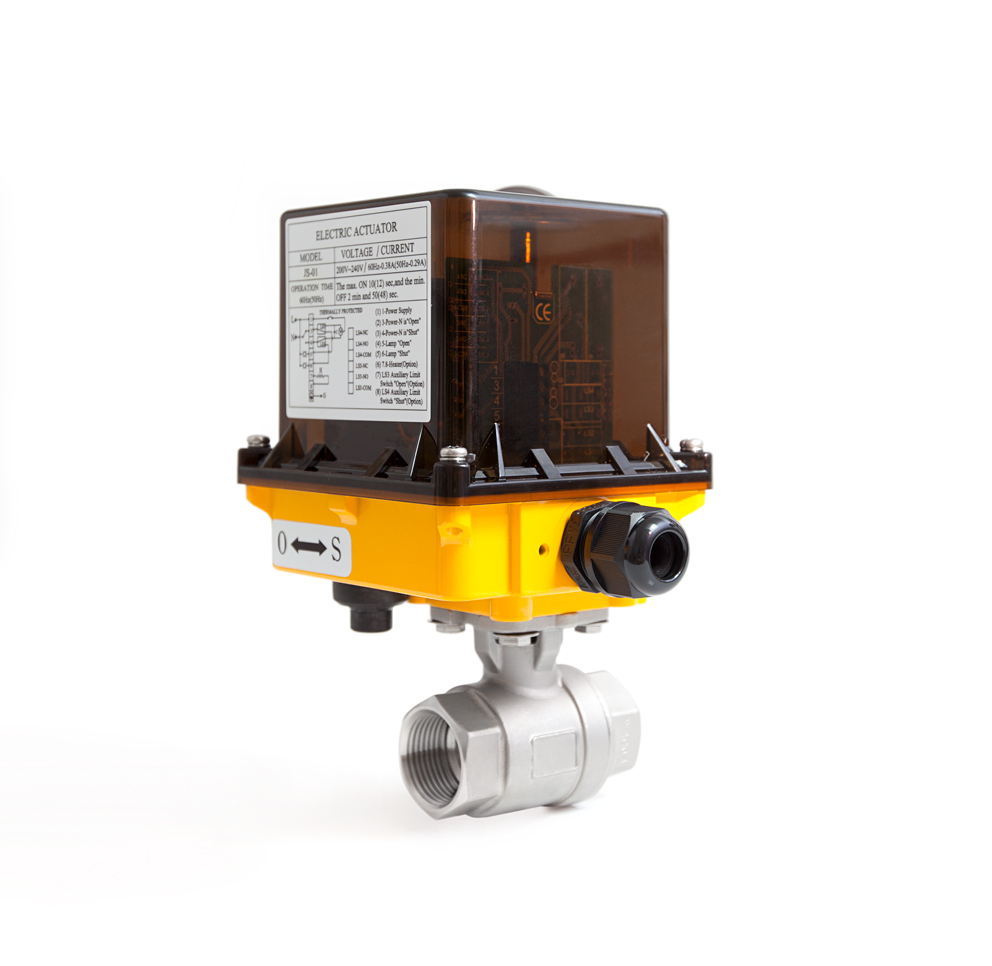 JS elektropohon s kulovým ventilem G 3/4“, 24V AC