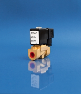 Elektromagnetický ventil MP 167, NC, 1/2", 230V AC, mosaz  (0,5 -16 bar)