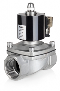 Ventil MP-W400-40SN, NC, 1 1/2",230V AC, dvoucestný nerezový, (0-10bar)